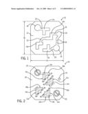 PRINTED WIRING BOARD SOLDER PAD ARRANGEMENT diagram and image