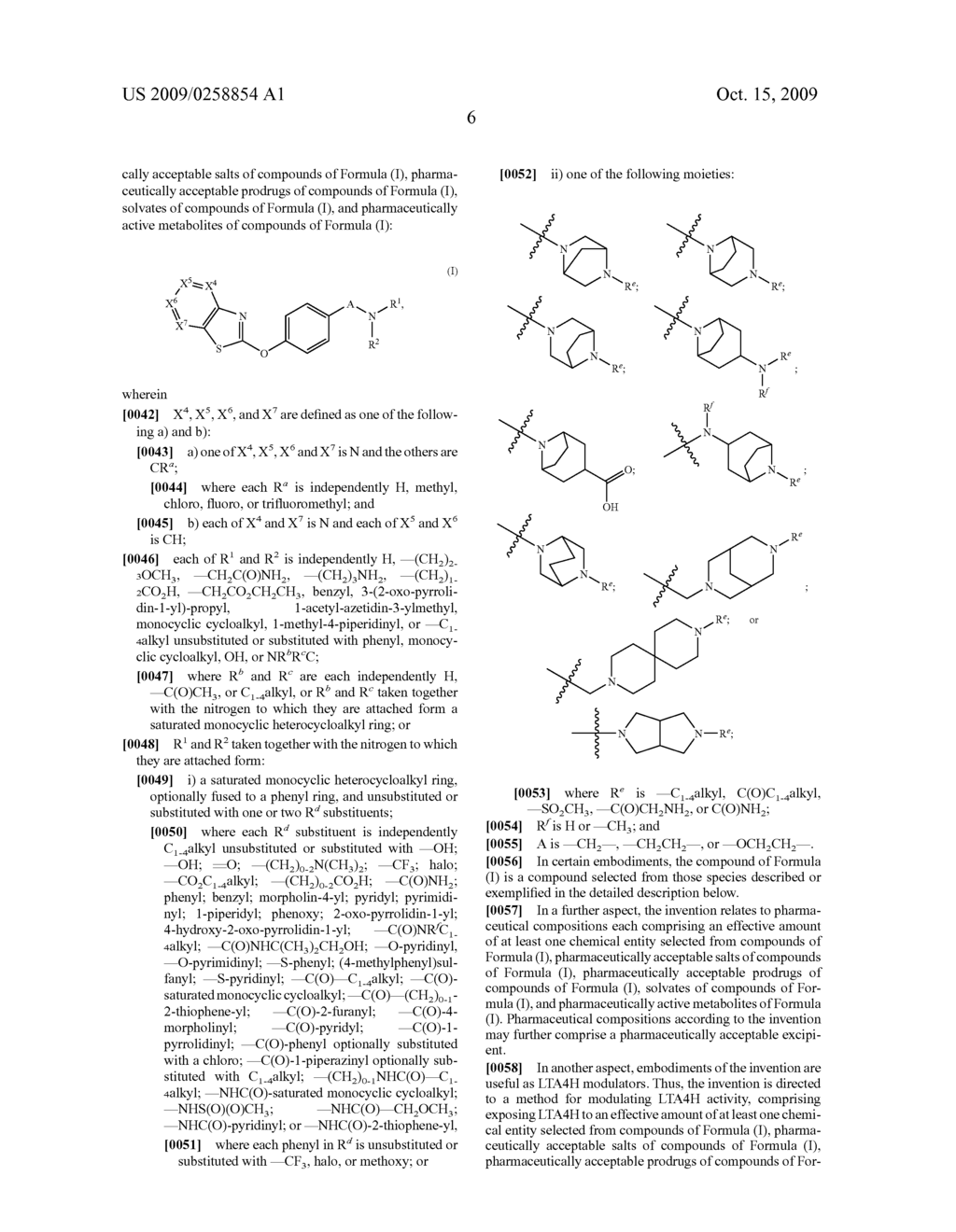 Thiazolopyridin-2-yloxy-phenyl and thiazolopyrazin-2-yloxy-phenyl amines as modulators of leukotriene A4 hydrolase - diagram, schematic, and image 07