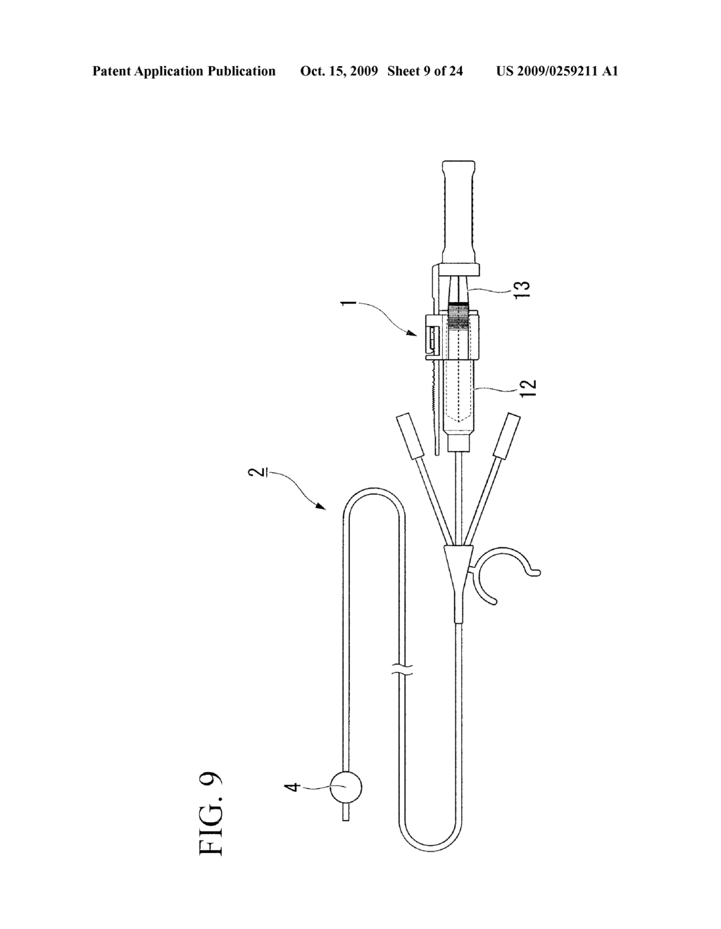 FLUID FEEDER, BALLOON CATHETER AND FLUID FEEDER SUPPORTING DEVICE - diagram, schematic, and image 10