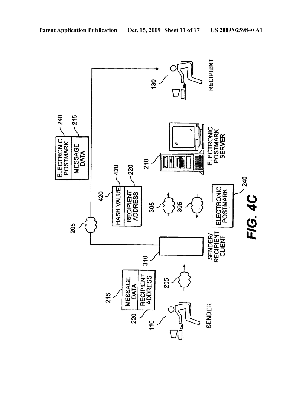 Systems and methods for authenticating an electronic message - diagram, schematic, and image 12