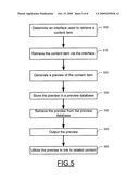 Methods, Apparatuses and Computer Program Products for Generating A Preview of A Content Item diagram and image