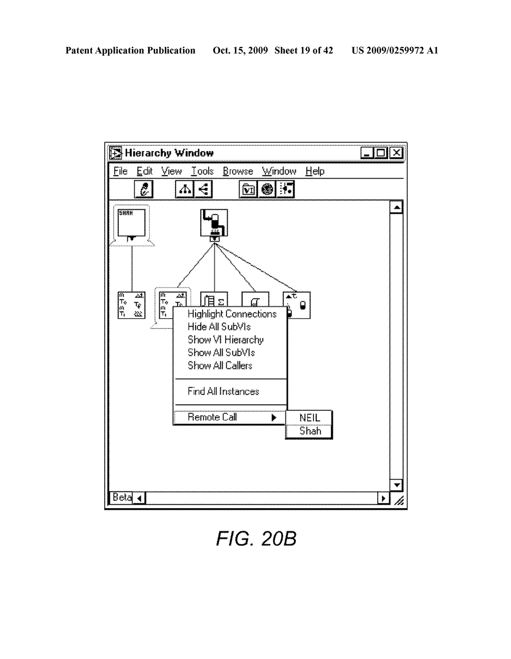 CONFIGURING A TEXTUAL LANGUAGE PROGRAM ON A FIRST DEVICE TO INVOKE A GRAPHICAL PROGRAM ON A SECOND DEVICE - diagram, schematic, and image 20