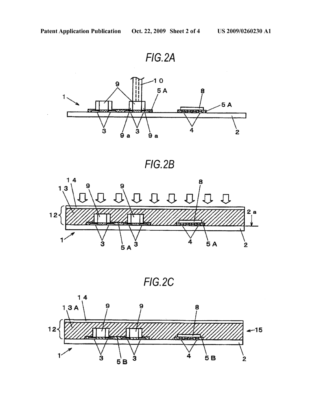 METHOD FOR MANUFACTURING ELECTRONIC PARTS MODULE - diagram, schematic, and image 03