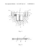 DIAPHRAGM ATTACHING STRUCTURE OF ELECTROSTATIC CAPACITY TYPE PRESSURE GAGE diagram and image