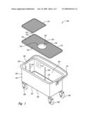 WASH BUCKET WITH INTEGRAL MEASURING diagram and image