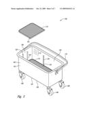 WASH BUCKET WITH INTEGRAL MEASURING diagram and image