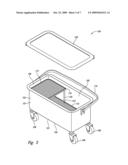 WASH BUCKET WITH INTEGRAL MEASURING diagram and image