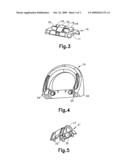 DEVICE FOR ATTACHING A TOOL TO HARNESS diagram and image