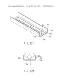 LED CHIP PACKAGE STRUCTURE USING A SUBSTRATE AS A LAMPSHADE AND METHOD FOR MAKING THE SAME diagram and image