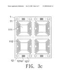 Chip mounting device and chip package array diagram and image