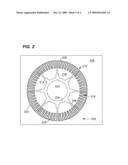 METHOD OF MAKING AND DEVICE FOR COOLING ROTOR MOTOR CORES diagram and image