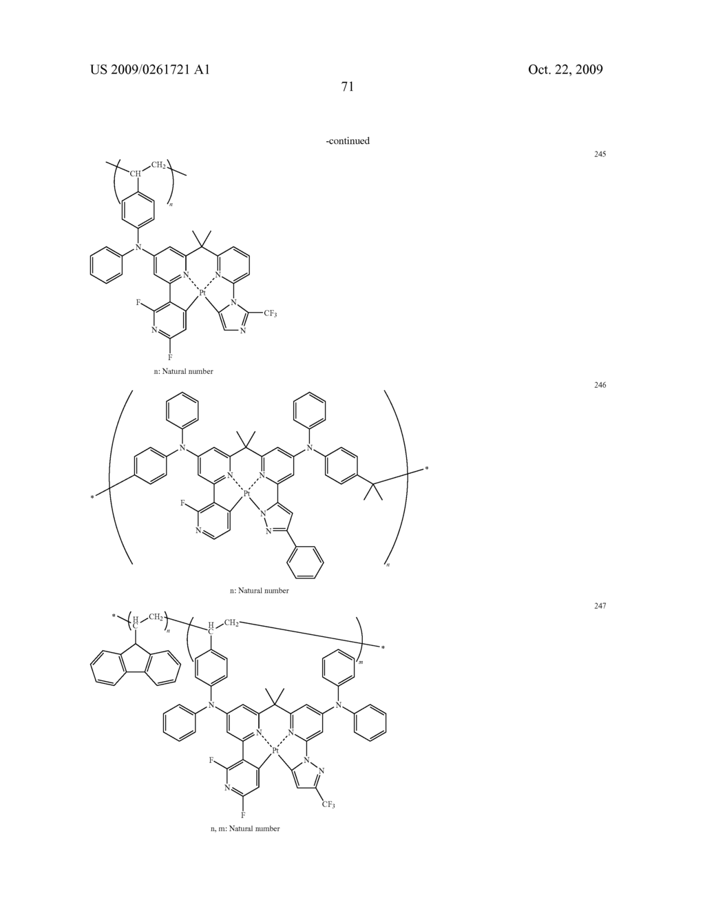 ORGANIC ELECTROLUMINESCENCE DEVICE, NOVEL PLATINUM COMPLEX COMPOUND AND NOVEL COMPOUND CAPABLE OF BEING A LIGAND THEREOF - diagram, schematic, and image 72