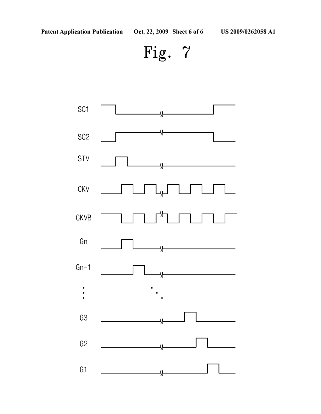 DISPLAY APPARATUS HAVING REDUCED KICKBACK VOLTAGE - diagram, schematic, and image 07