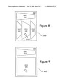Method and system for rendering web pages on a wireless handset diagram and image