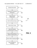 PROCESSING OF ELECTRONIC DOCUMENTS TO ACHIEVE POSTAGE OPTIMIZATION diagram and image