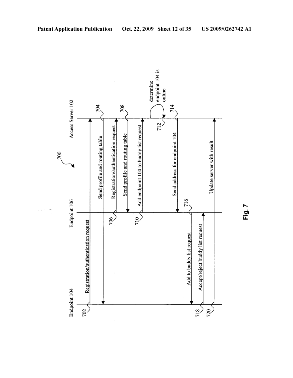 SYSTEM AND METHOD FOR TRAVERSING A NAT DEVICE FOR PEER-TO-PEER HYBRID COMMUNICATIONS - diagram, schematic, and image 13