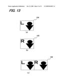 Stereoscopic image recording device and program diagram and image