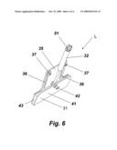 Feeder hopper, a method for locking the walls of a feeder hopper and a locking means diagram and image