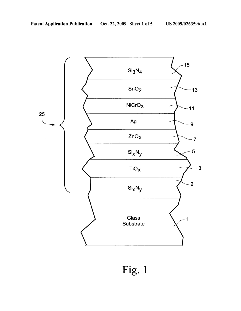 Coated article with IR reflecting layer and method of making same - diagram, schematic, and image 02