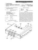 Electrical card connector with a wedge-shaped block diagram and image