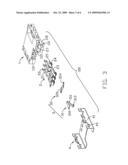 Electrical card connector with a wedge-shaped block diagram and image