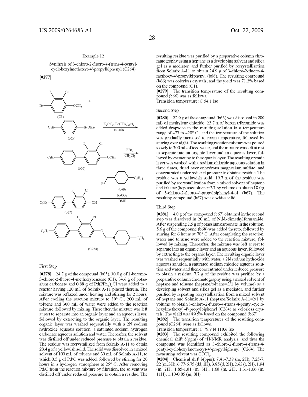 CHLOROFLUOROBENZENE LIQUID CRYSTAL COMPOUND, LIQUID CRYSTAL COMPOSITION, AND LIQUID CRYSTAL DISPLAY DEVICE - diagram, schematic, and image 29