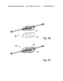 Liquid streaming devices for treating wounds, method of making such devices, and method of using such devices for treating wounds diagram and image