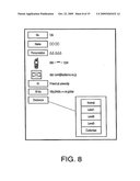 Communication system and communication terminal diagram and image