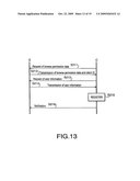 Communication system and communication terminal diagram and image