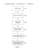 SYSTEM AND METHOD FOR VIEWING CHOICES AND MAKING SELECTIONS diagram and image