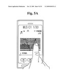 USER INTERFACE FOR A MOBILE DEVICE USING A USER S GESTURE IN THE PROXIMITY OF AN ELECTRONIC DEVICE diagram and image