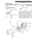 Saw blade dismantling and positioning structure of sawing machine diagram and image