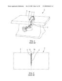 SPLITTING KNIFE ADJUSTMENT STRUCTURE FOR TABLE SAW diagram and image