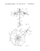 SAFETY UMBRELLA WITH WATER COLLECTING AND DRAINAGE MECHANISM diagram and image