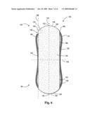 METHOD FOR THE MANUFACTURE OF A DISPOSABLE SANITARY NAPKIN WITH A PULL-TAB diagram and image