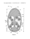 Cable with offset filler diagram and image