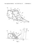 Collapsible debris container and method of use diagram and image