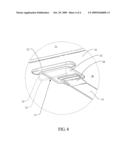 GLOVE BOX DOOR TETHERED UTILITY HOOK diagram and image