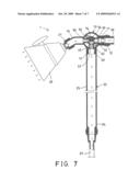 Holder device for shower head and nozzle diagram and image