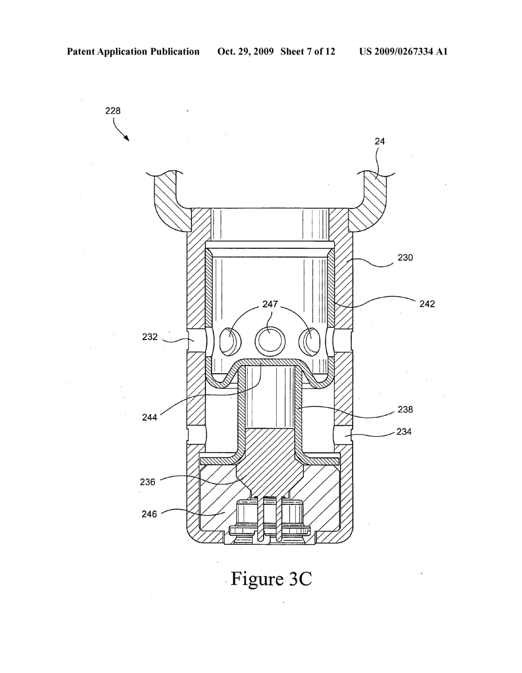 Airbag inflator with adaptive valve - diagram, schematic, and image 08