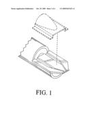 Probe for testing a device under test diagram and image