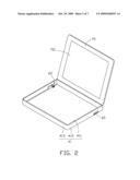 ELECTRONIC DEVICE WITH SUPPORT LEGS diagram and image