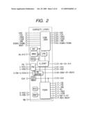 Semiconductor device with non-volatile memory and random access memory diagram and image