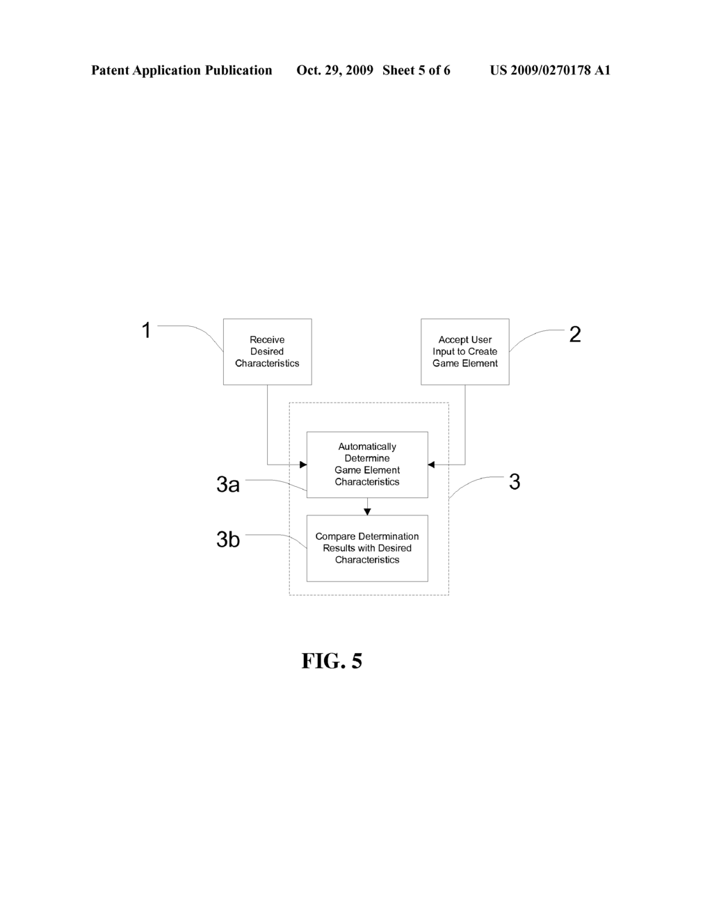 METHOD AND APPARATUS FOR DEVELOPING VIDEO GAME ELEMENTS WITH AUTOMATIC GAME ELEMENT EVALUATION - diagram, schematic, and image 06