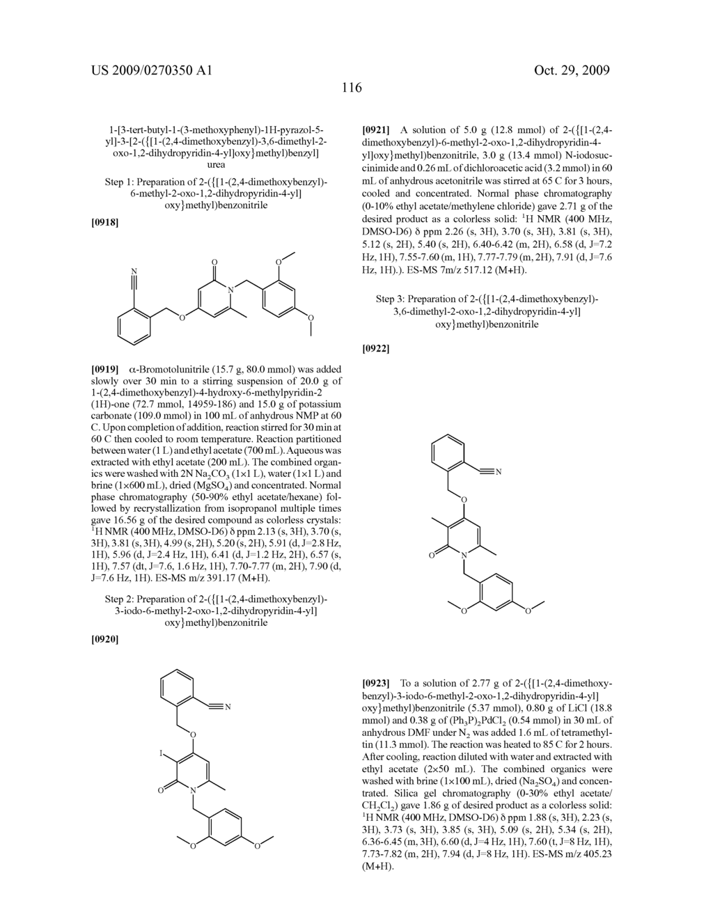 Pyridinone Pyrazole Urea and Pyrimidinone Pyrazole Urea Derivatives - diagram, schematic, and image 117