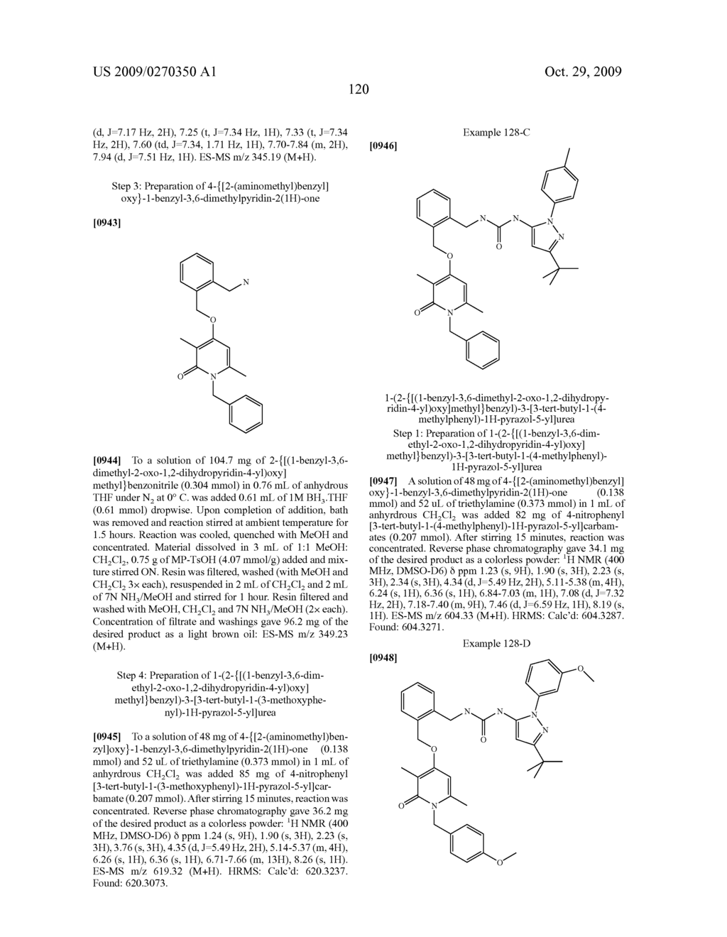 Pyridinone Pyrazole Urea and Pyrimidinone Pyrazole Urea Derivatives - diagram, schematic, and image 121