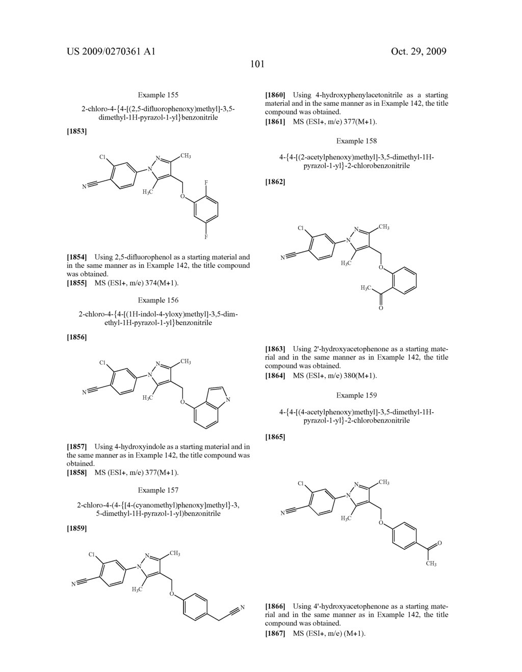 Substituted pyrazole derivatives and use thereof - diagram, schematic, and image 102