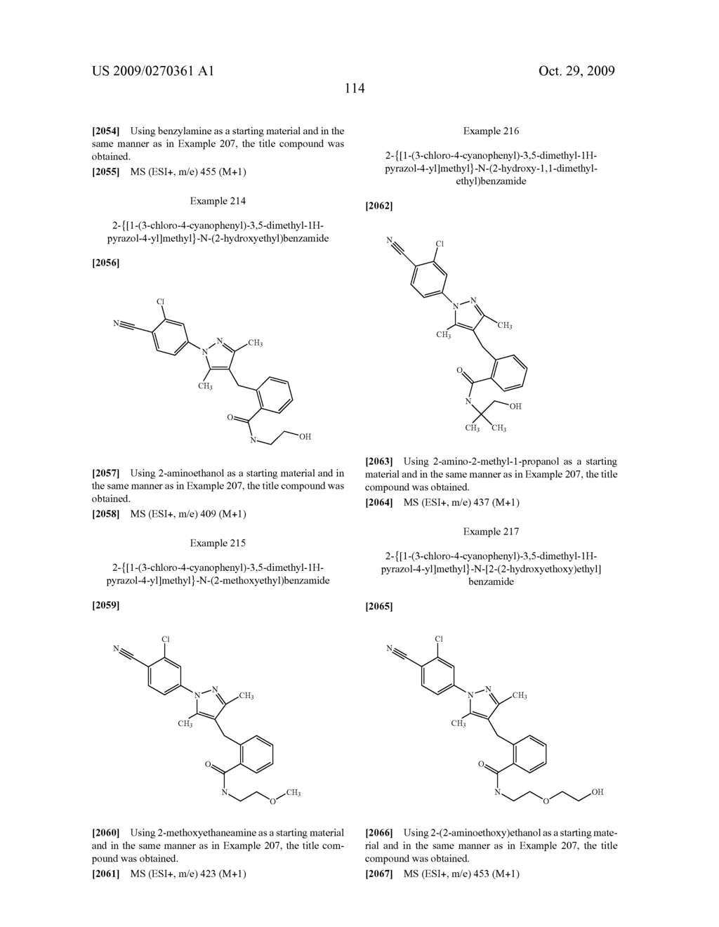 Substituted pyrazole derivatives and use thereof - diagram, schematic, and image 115