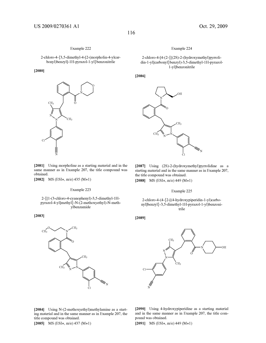 Substituted pyrazole derivatives and use thereof - diagram, schematic, and image 117