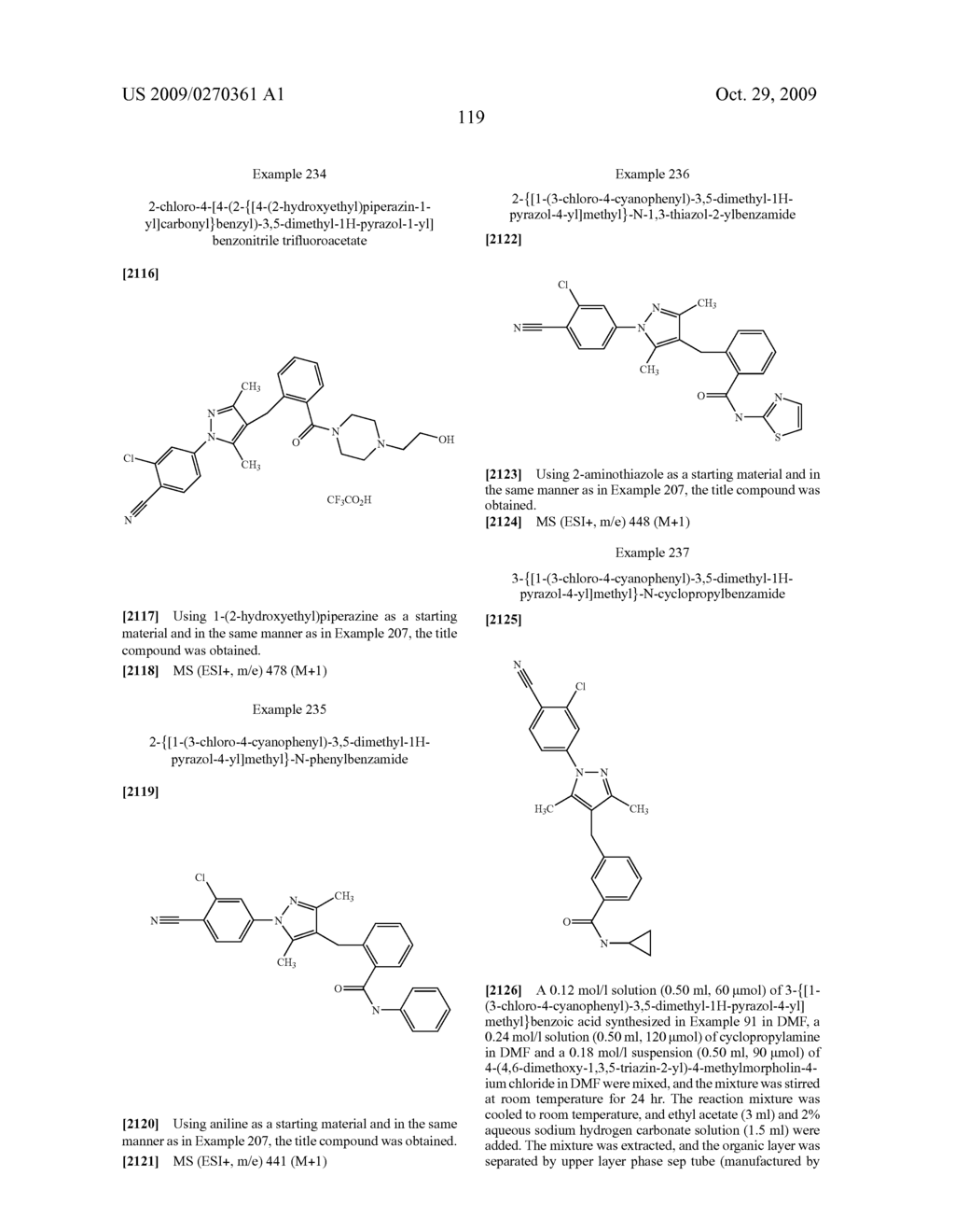 Substituted pyrazole derivatives and use thereof - diagram, schematic, and image 120